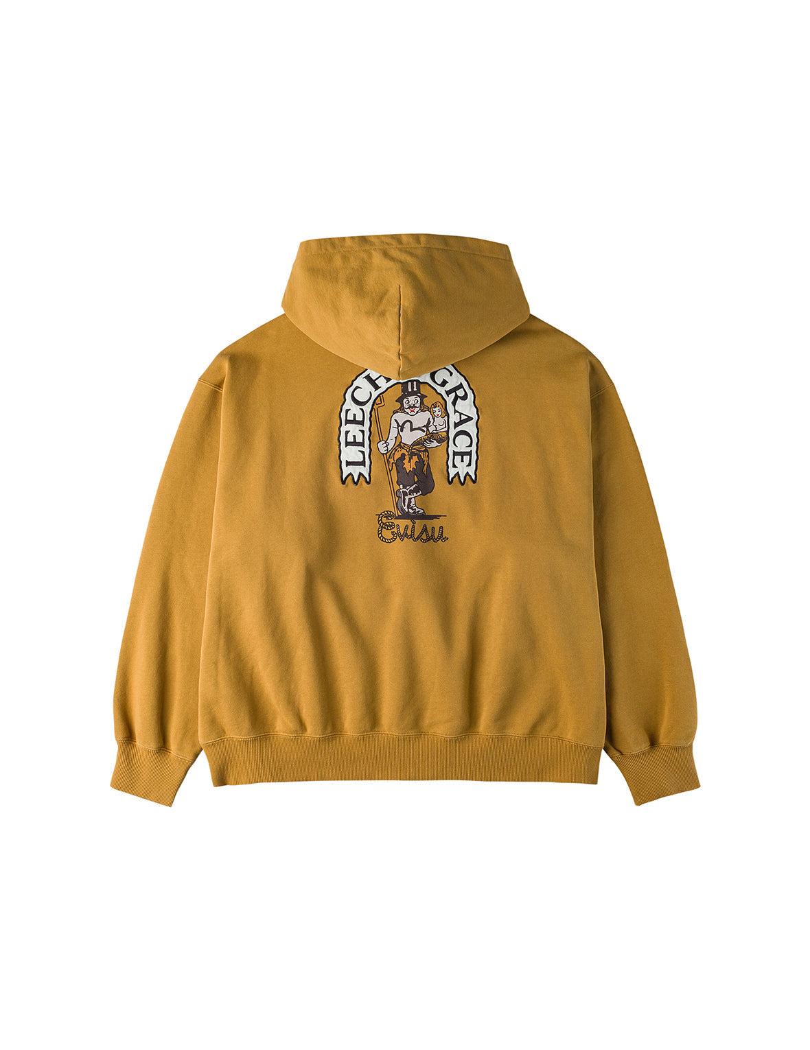 アメリカン恵比寿とカモメプリント リラックスフィット フーディー